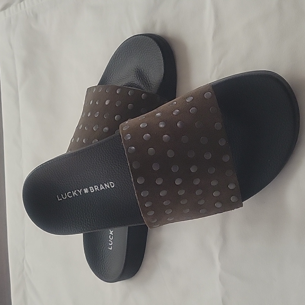 LUCKY BRAND Ivy Green Sandals Size 10 NEW